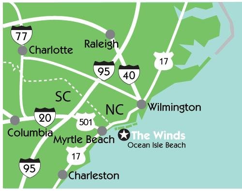 The Winds Resort Beach Club - Ocean Isle Beach, NC