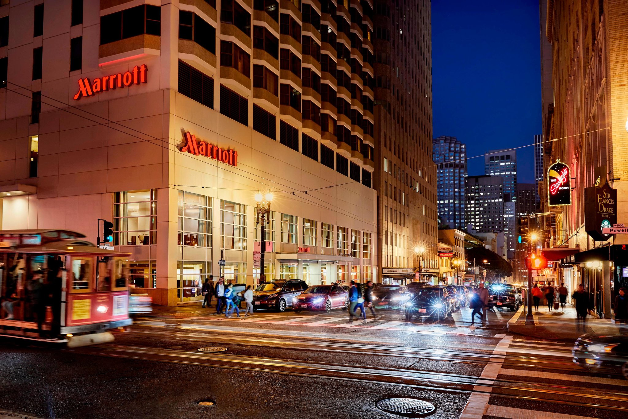 San Francisco Marriott Union Square First Class San Francisco Ca