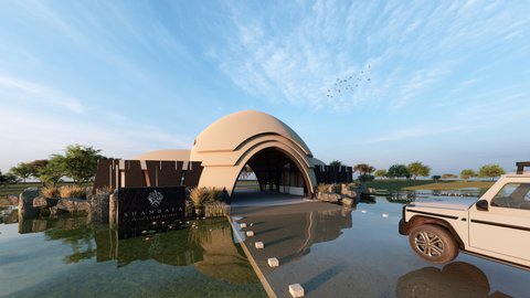 Main Gate Render Drawing