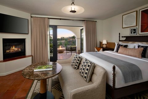 Fireside Guest Room with Partial Ocean View