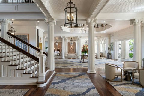 renovated historic lobby