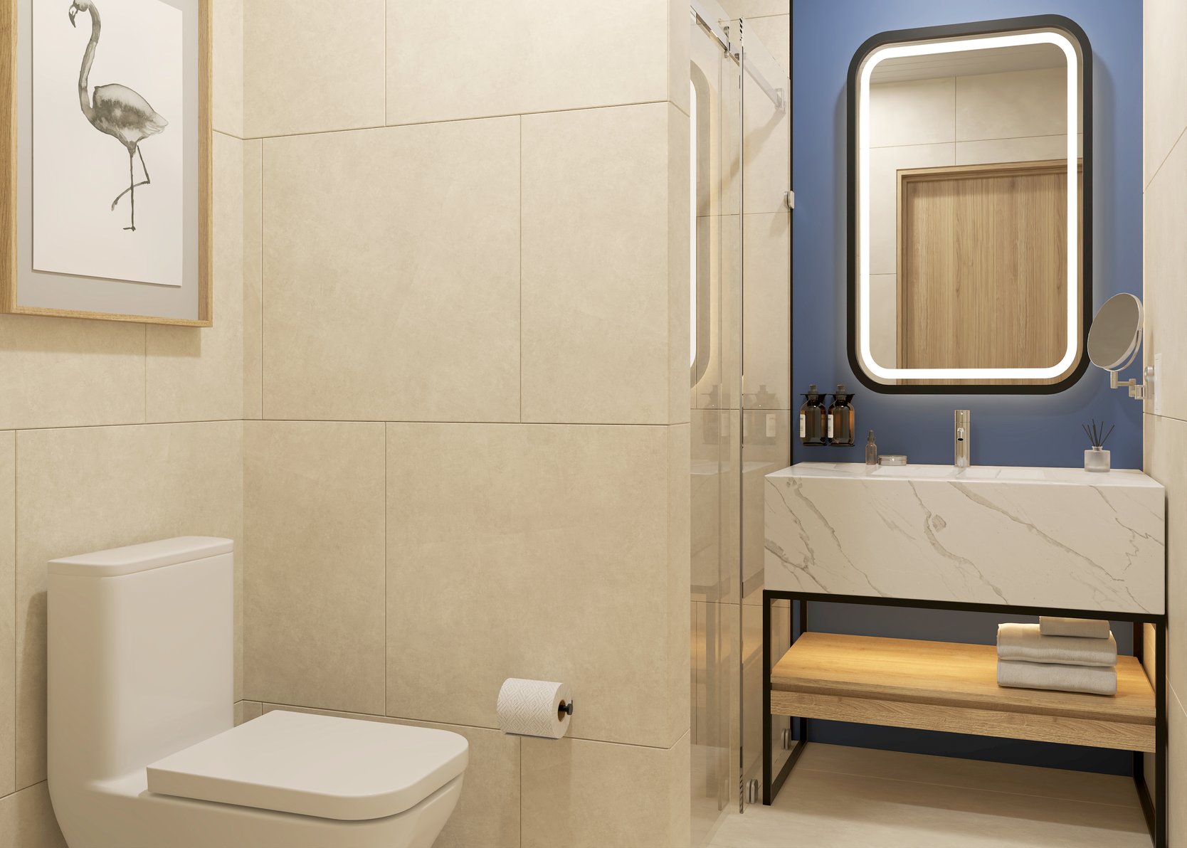 voco SURFSIDE ARUBA by IHG Room Type - Two Bedroom Suite 1 King Bed And 2 Double Bed
