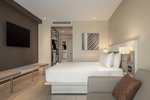 AC Deluxe, Guest room, 1 King, Sofa bed, City view