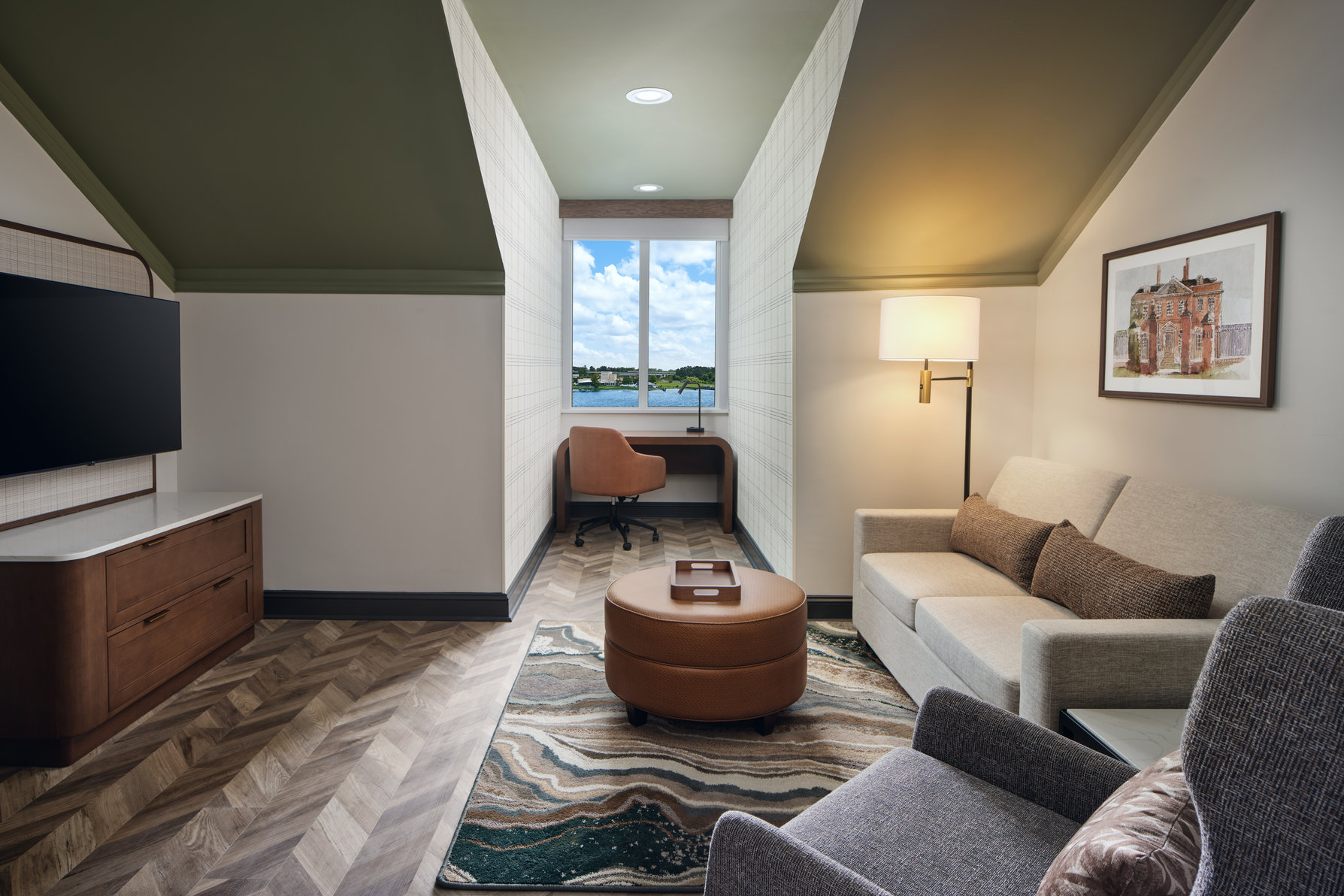 Tryon Riverfront Inn New Bern, Tapestry Collection by Hilton Room Type - 1 QUEEN DORMER SUITE