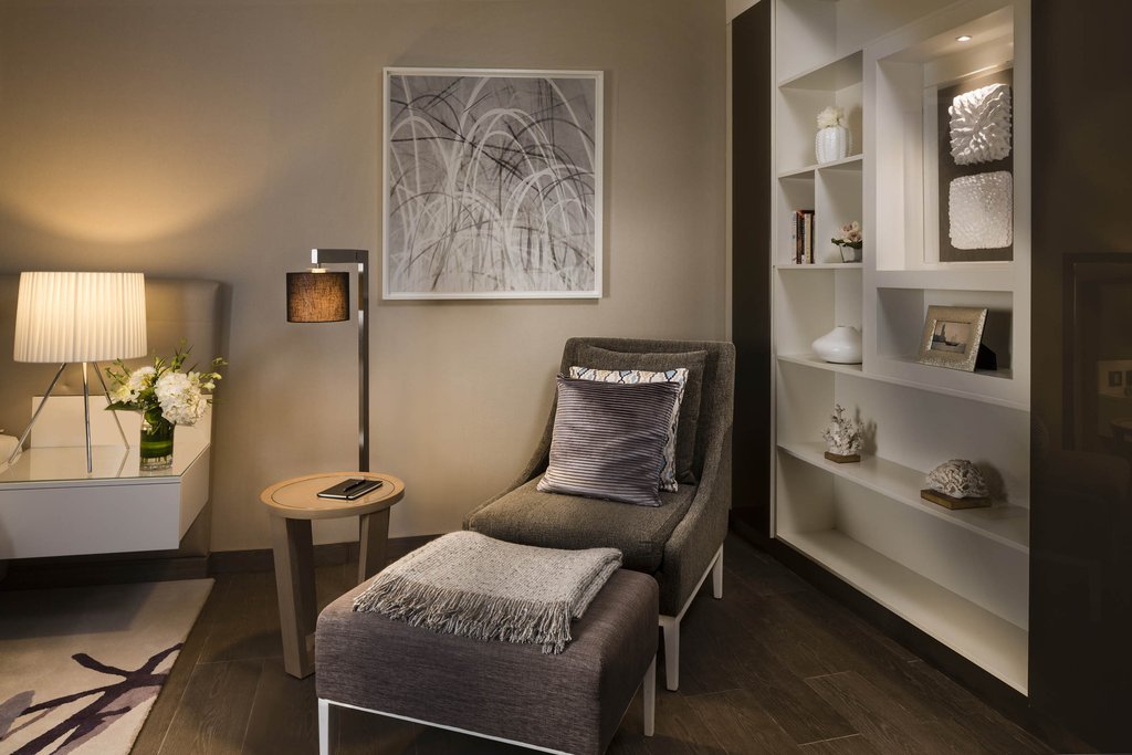 Beach Rotana Residences Room Type - Premium Studio King bed 40 sqm fully  equipped kitchen living area balcony