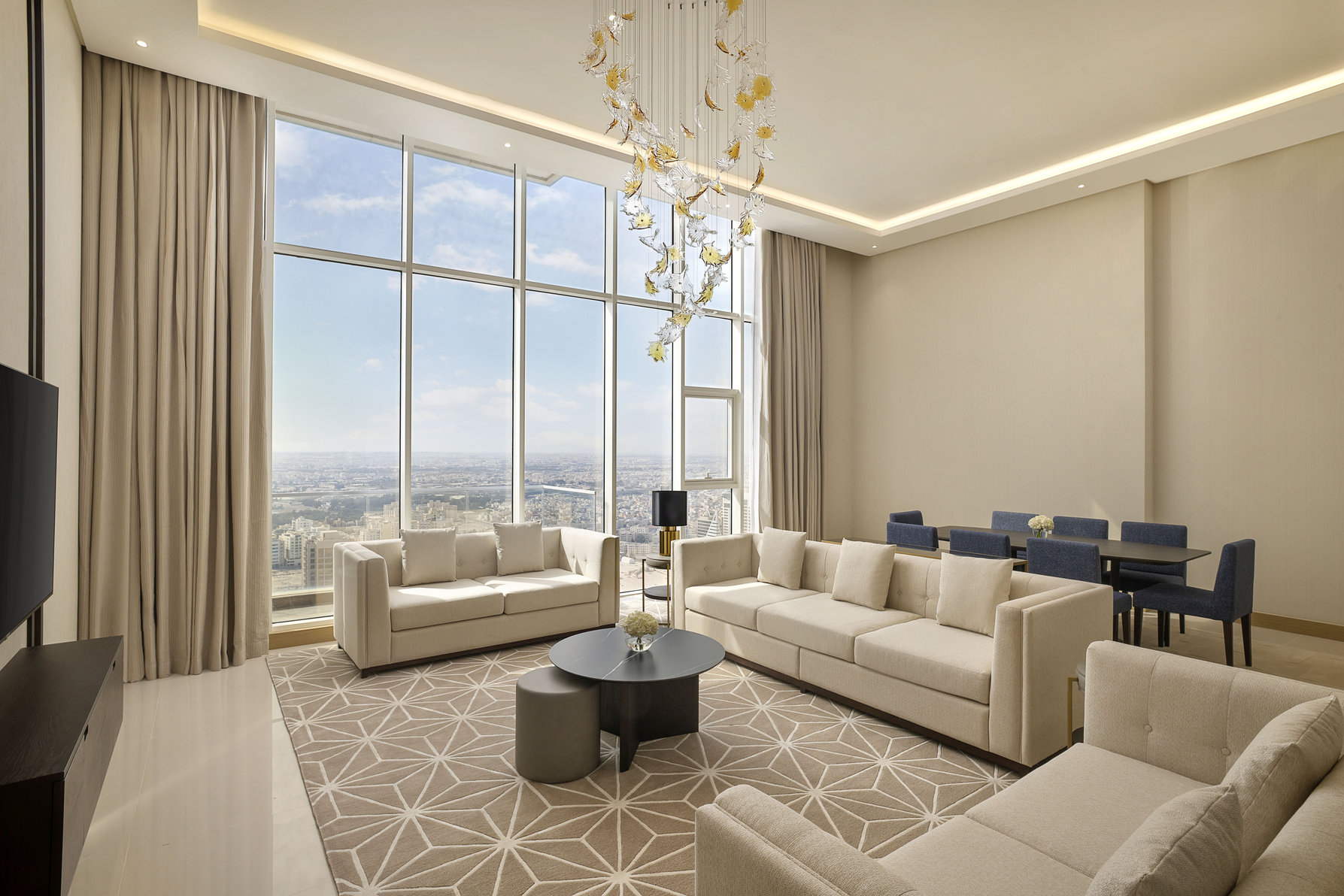Hilton Bahrain City Centre Hotel & Residences Room Type - TWO BDRM DLX STE CITY-BALC
