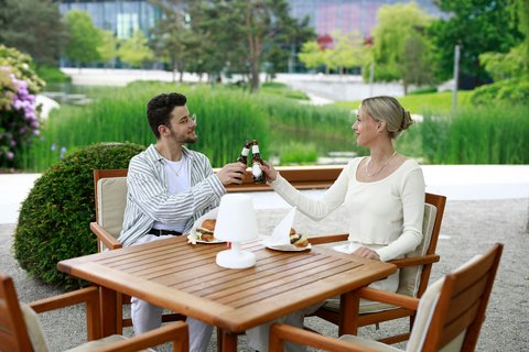 Couple on our Park Terrace