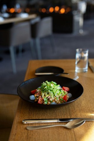 Vegetarian dish at our Restaurant Terra