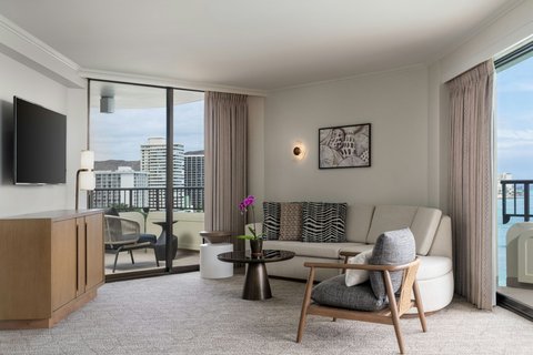 Tower Oceanfront Suite Living Room