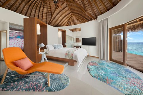 Supreme Overwater Two-Bedroom Villa - Bedroom 1