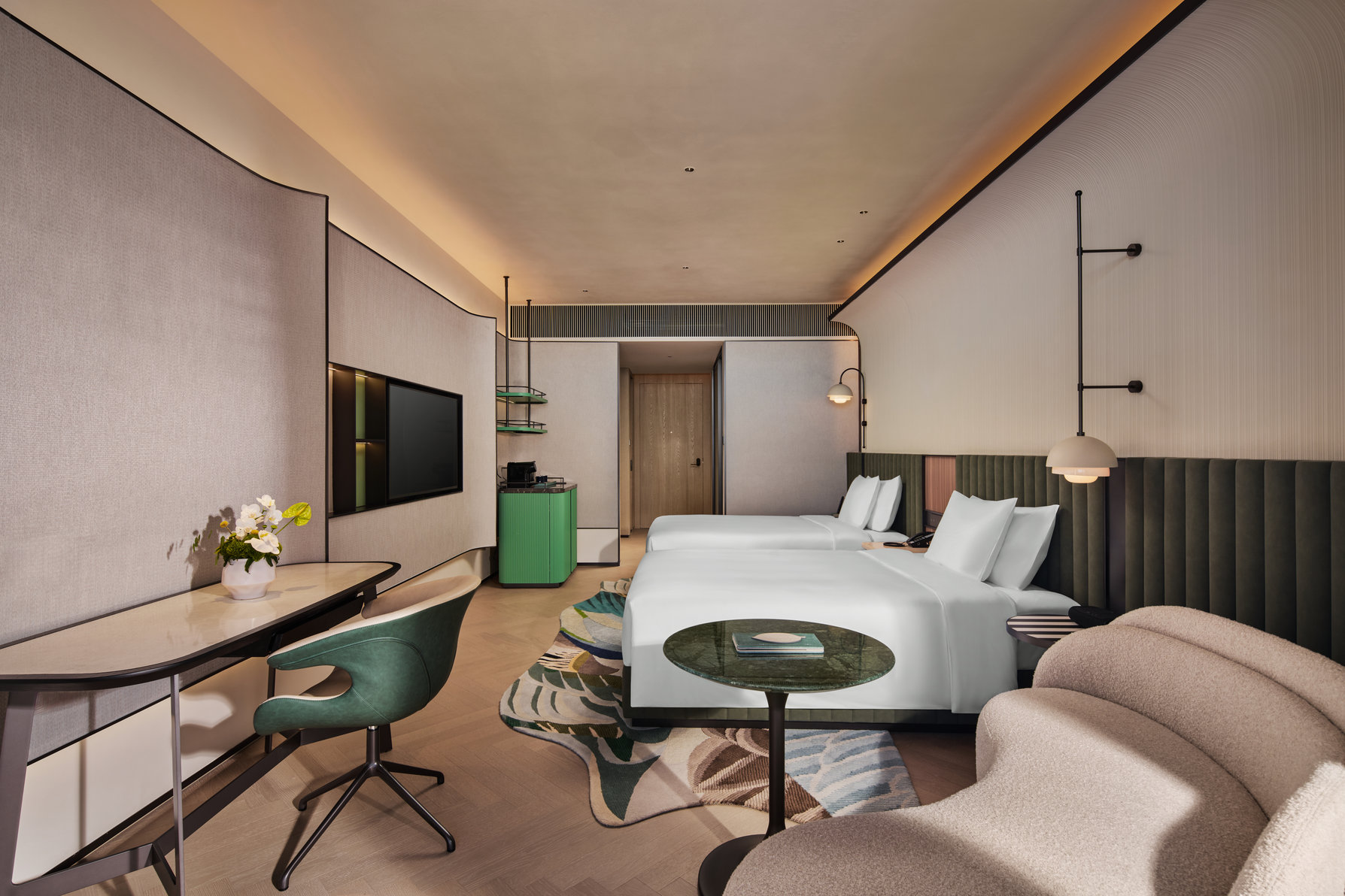 Hotel Indigo SHANGHAI HARBOUR CITY by IHG Room Type - 2 Double Standard Balcony
