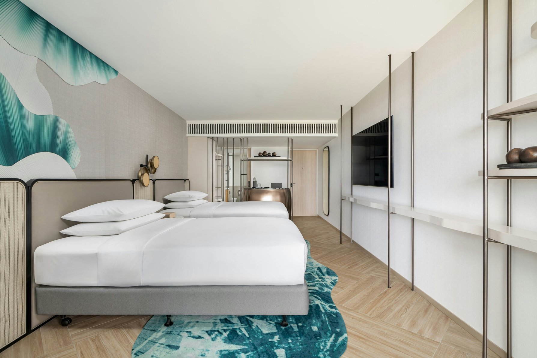 Pattaya Marriott Resort and Spa Room Type - Deluxe, Guest Room, 2 Double