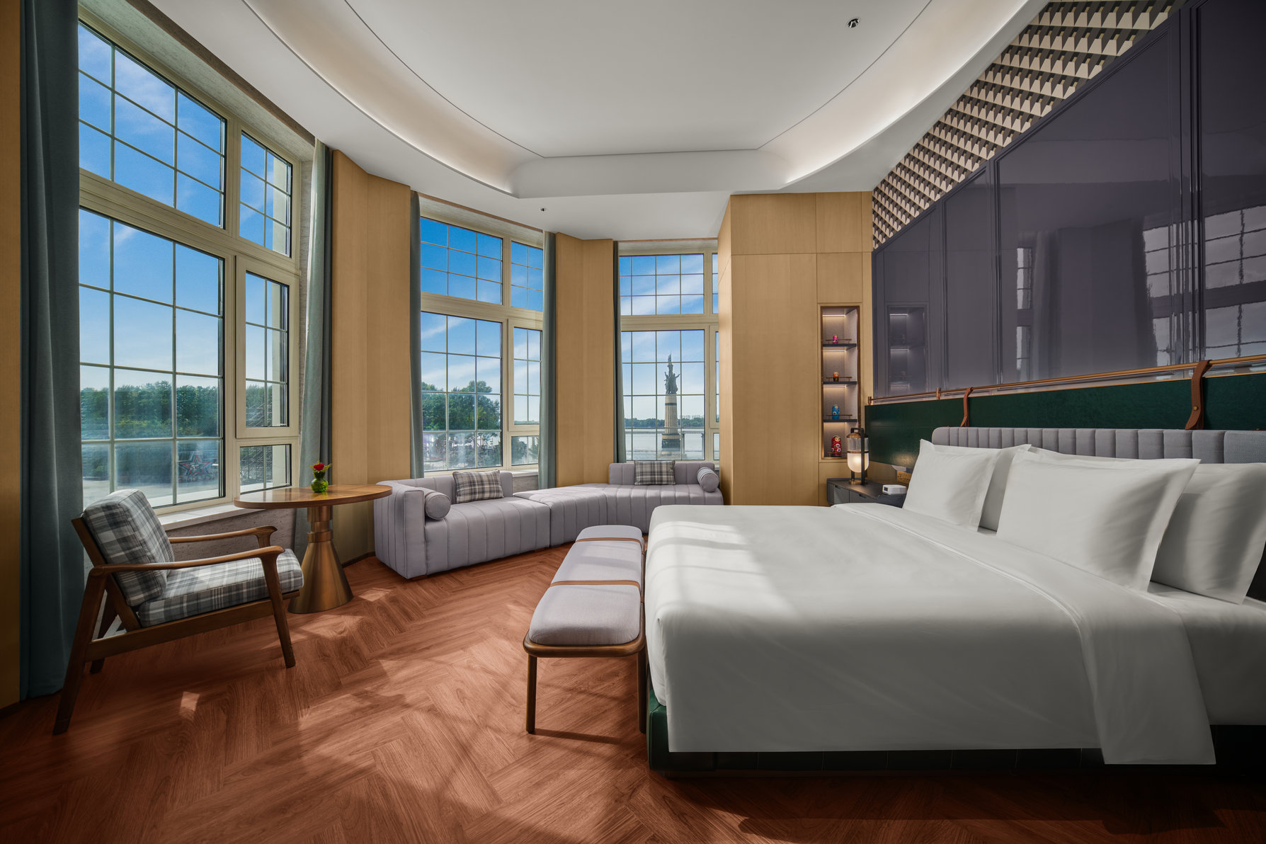 Hotel Indigo HARBIN CENTRAL AVENUE Room Type - 1 King Suite 270 Degree River View