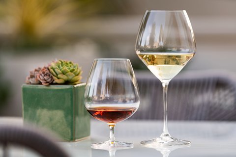 Wine at the Bacara Wine Tasting Room Terrace