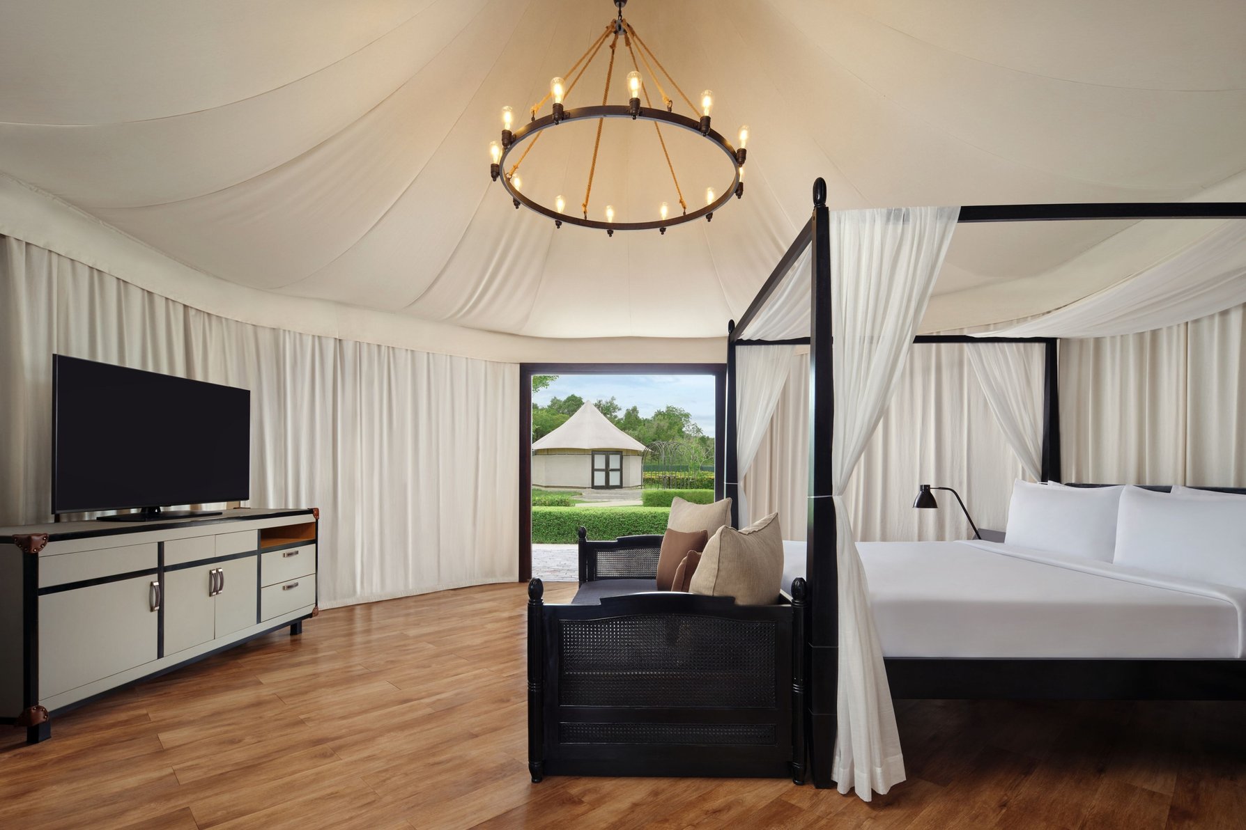 Natra Bintan, a Tribute Portfolio Resort Room Type - Glamping Tent, Larger Guest room, 1 King, Garden view, Whirlpool