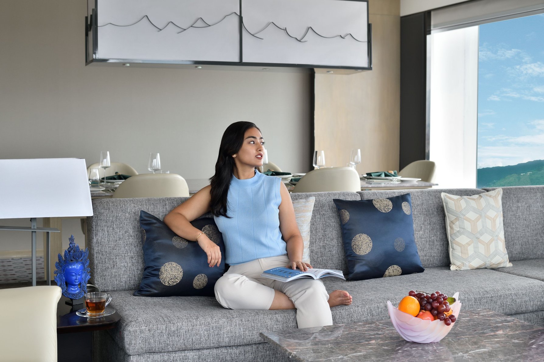 Kathmandu Marriott Hotel Room Type - Presidential Suite, M Club lounge access, Presidential Suite, 1 King, Mountain view Kathmandu Marriott Hotel Room Type - Presidential Suite, M Club lounge access, Presidential Suite, 1 King, Mountain view
