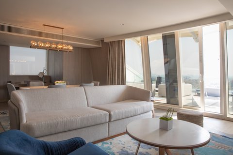 Jumeirah Beach Hotel Bedroom Ocean Suite Living Room