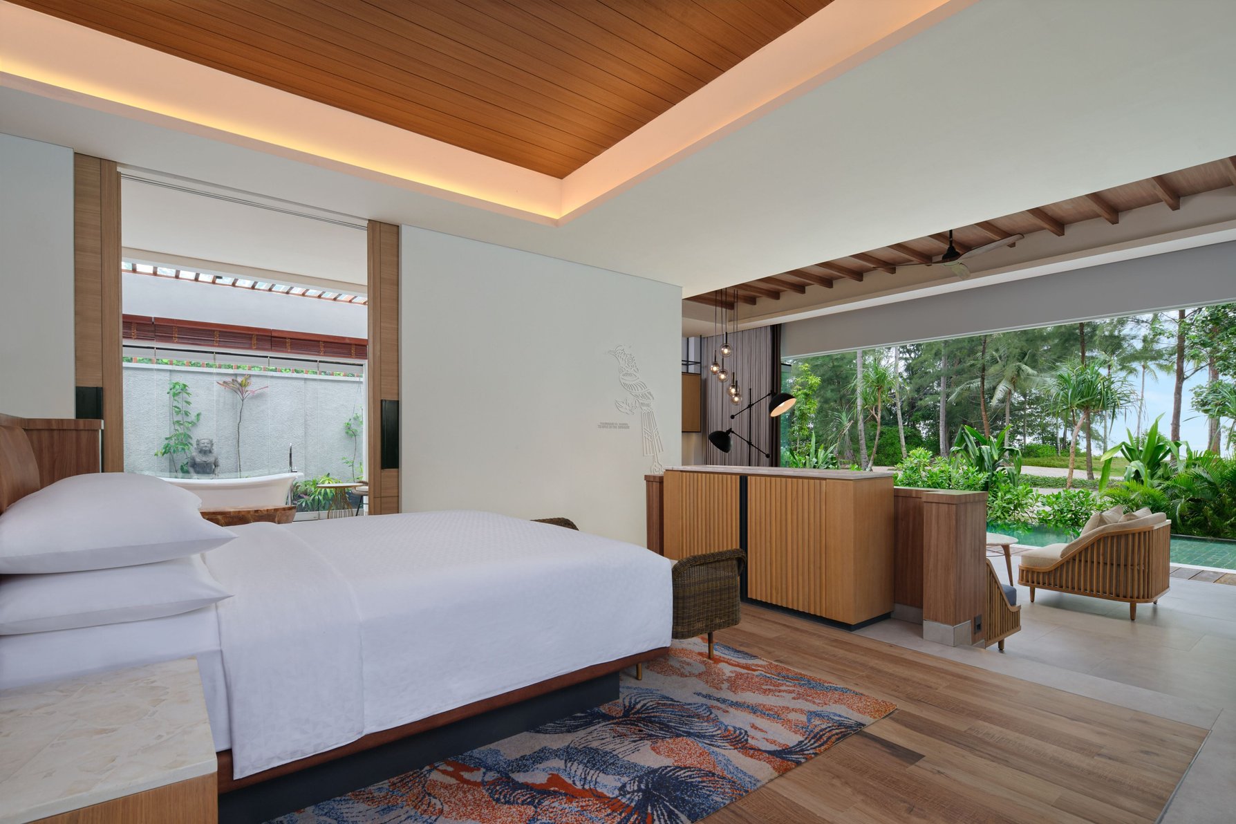 Four Points By Sheraton Bintan, Lagoi Bay Room Type - Ocean Front Villa, 1 Bedroom Villa, 1 King, Oceanfront, Beach front, Beach front access, Terrace Four Points By Sheraton Bintan, Lagoi Bay Room Type - Ocean Front Villa, 1 Bedroom Villa, 1 King, Oceanfront, Beach front, Beach front access, Terrace
