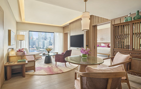 Premier Marina Bay Suite Living Room
