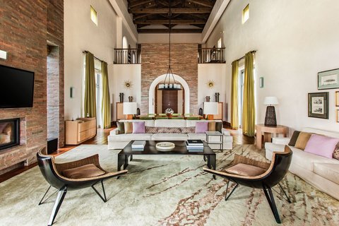 Living room of Royal Villa Methoni