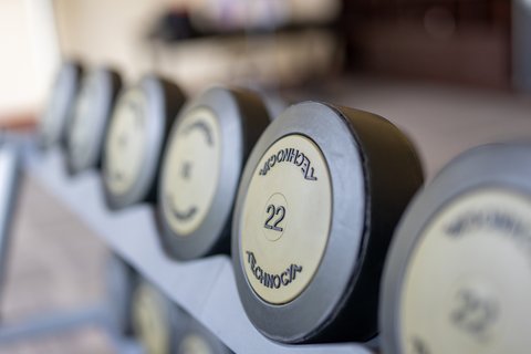 Work up a sweat in the Fitness Center.