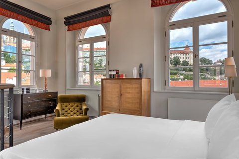 Tower Suite Bedroom with Castle View