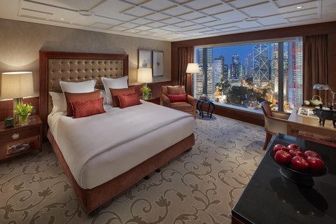 Mandarin Oriental Hong Kong Hotel Room Statue Square View Taipan Style