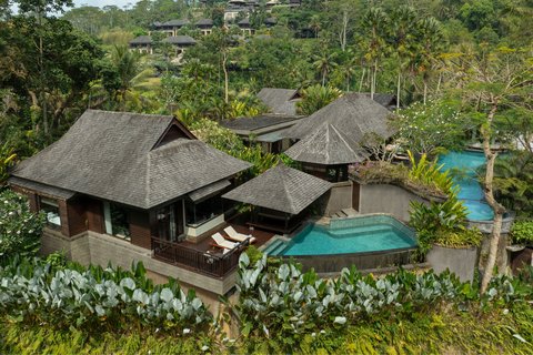 Three Bedroom Pool Villa - Aerial View