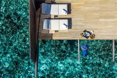 Overwater Villa with Pool Mood