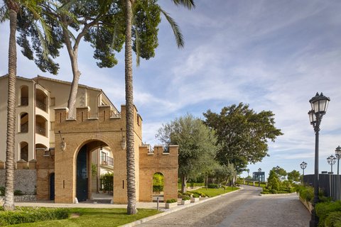 Entrada del hotel