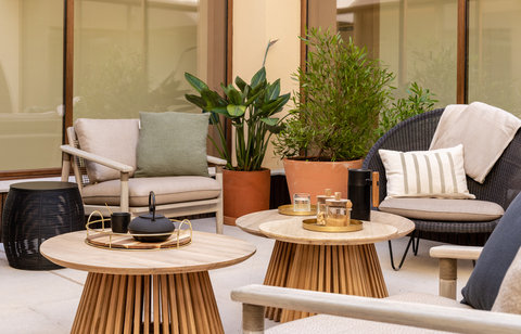 Quiet terrace at Maison CODAGE