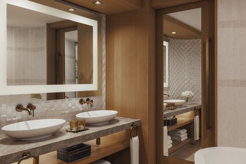 Jumeirah Beach Hotel Ocean Deluxe Room Bathroom