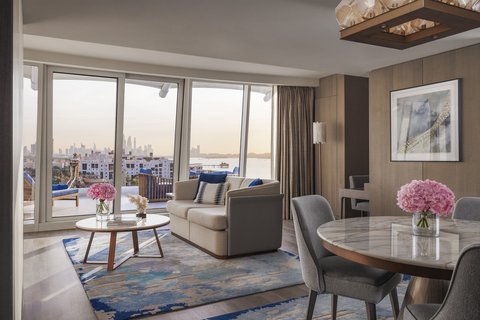 Jumeirah Beach Hotel Two Bedroom Suite Living And Dining Area