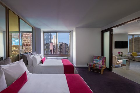 Extreme WOW Suite Double/Double Bedroom