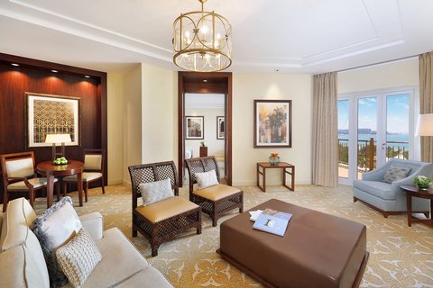 One-Bedroom Ocean Club Suite - Living Room