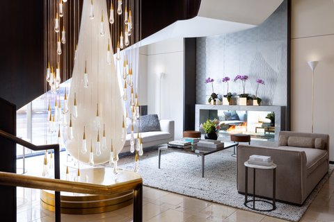 Lobby Fireplace Sitting Area