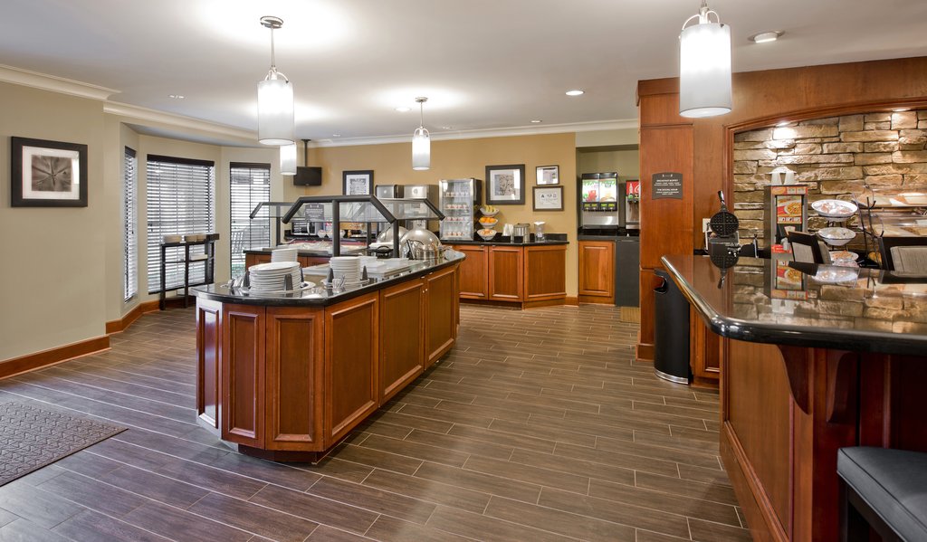 Buffet Area for breakfast & Evening Social.