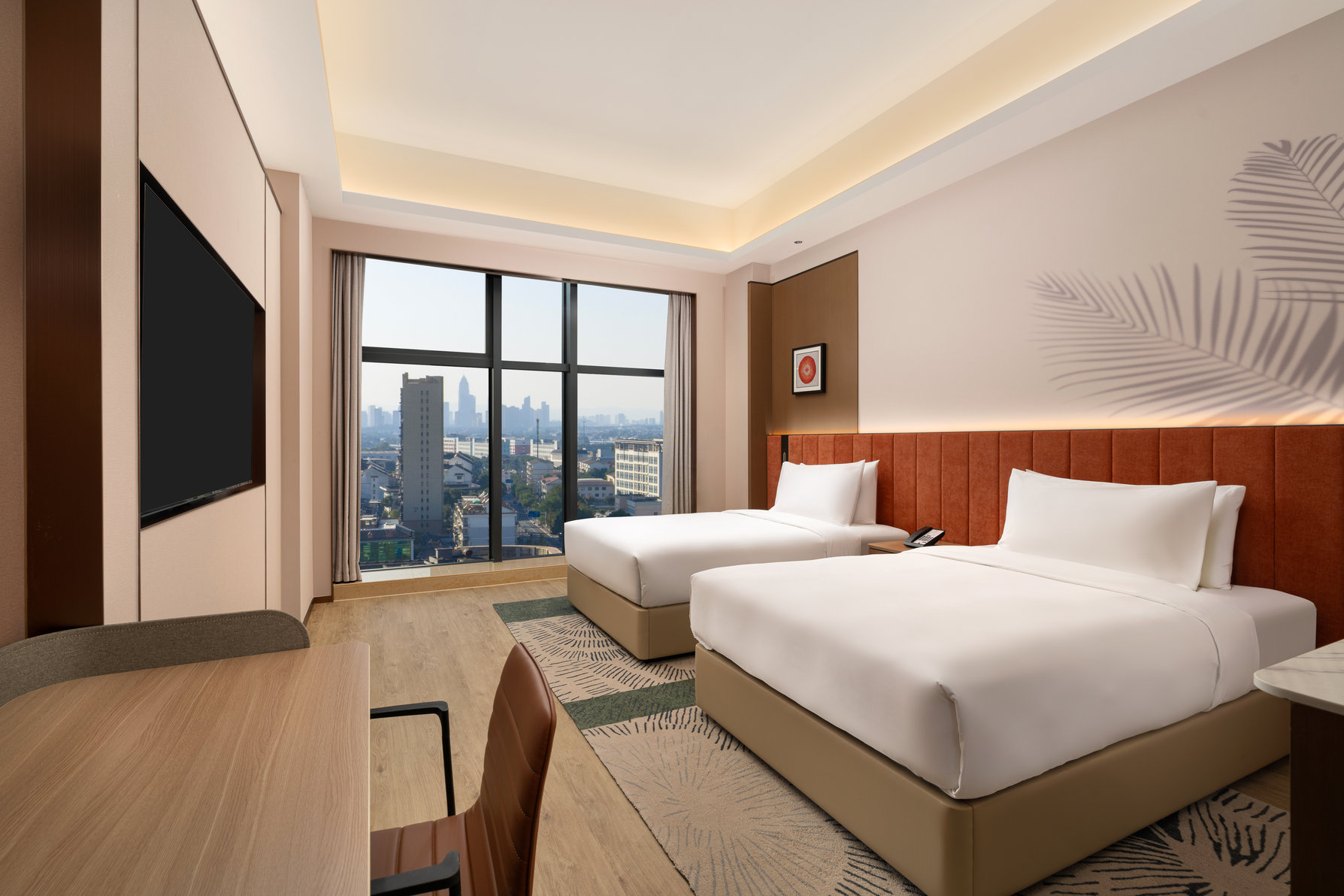 Hilton Garden Inn Shaoxing Yuecheng South Room Type - TWIN GUEST ROOM HIGH FLOOR
