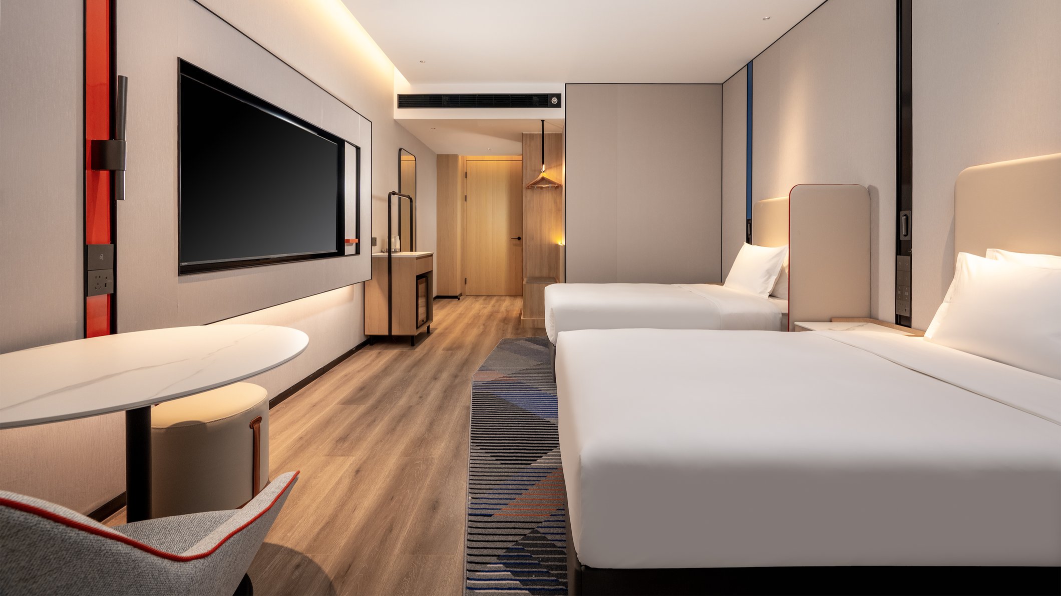 Holiday Inn Express CHENGDU PHOENIX MOUNTAIN by IHG Room Type - 2 Double Beds Standard City View