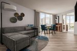 1 Bedroom Executive Suite, 2 Double, Sofa bed
