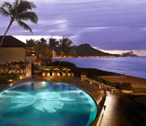 Vista de la piscina