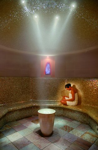 Amethyst Crystal Steam Room