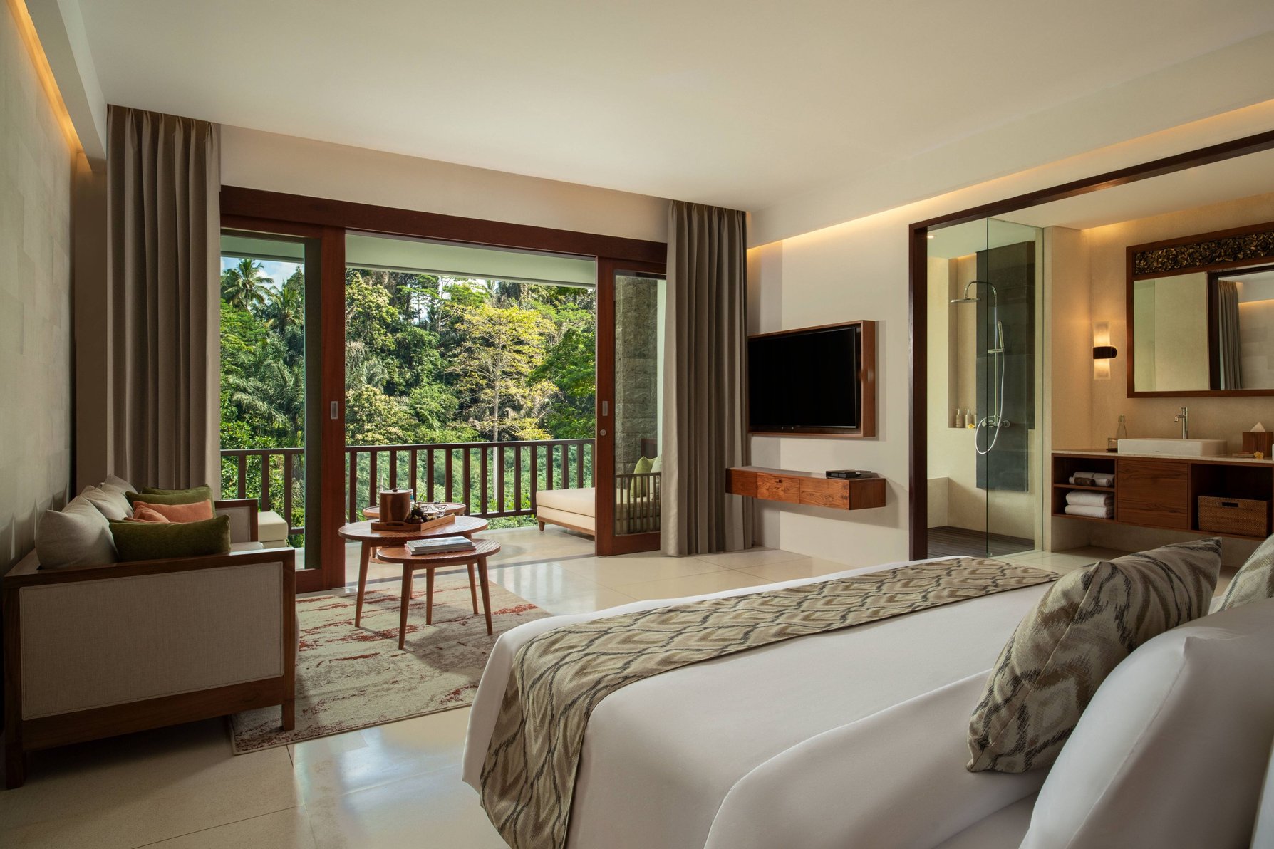 Cicada Resort Bali Ubud, Autograph Collection Room Type - Cicada Valley Suite, 1 Bedroom Suite, 1 King, Forest view, High floor, Balcony