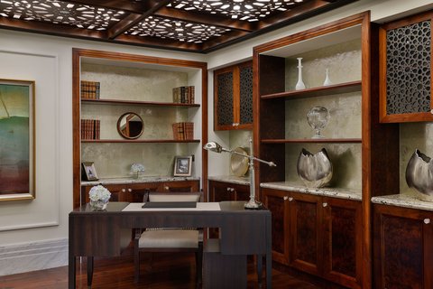 Study room at Al Manhal suite