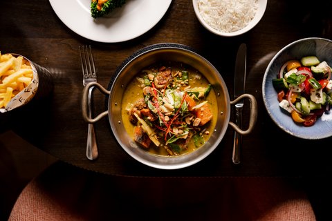 Our duck massaman curry is destined to delight your taste buds.