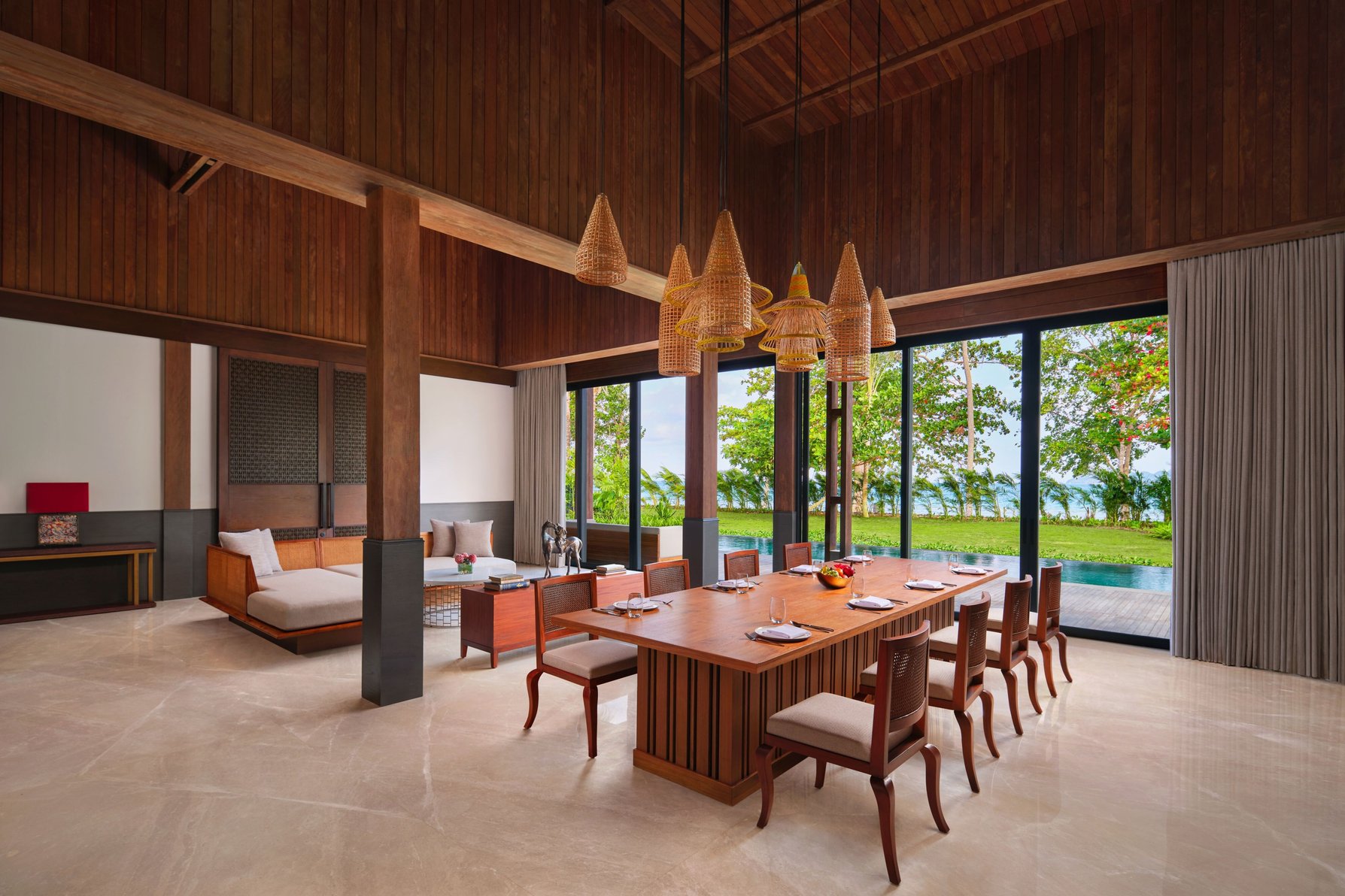 Lampung Marriott Resort & Spa Room Type - Two Bedroom Pool Villa, 2 Bedroom Villa, Bedroom 1: 1 King, Bedroom 2: 2 Double, Pool access