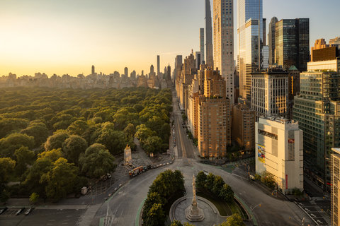New York Central Park View Sunrise Horizontal