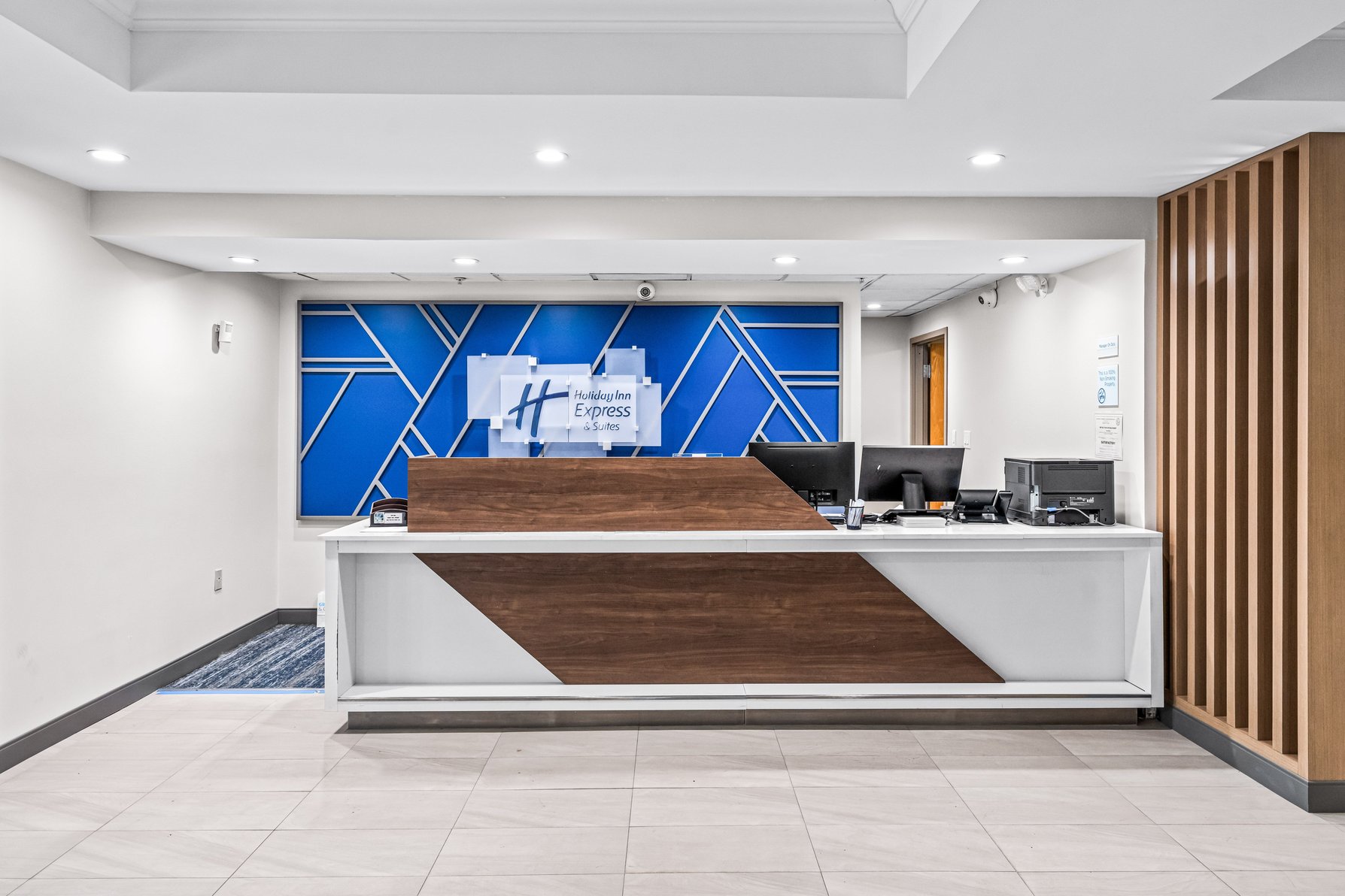 Our Friendly Check-in area