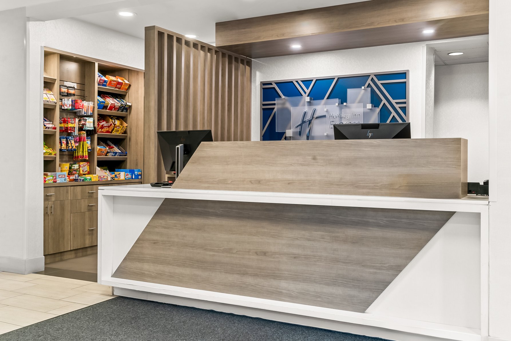Newly Renovated Front Desk
