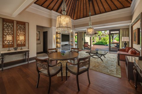 Two-Bedroom Lagoon Villa Living room